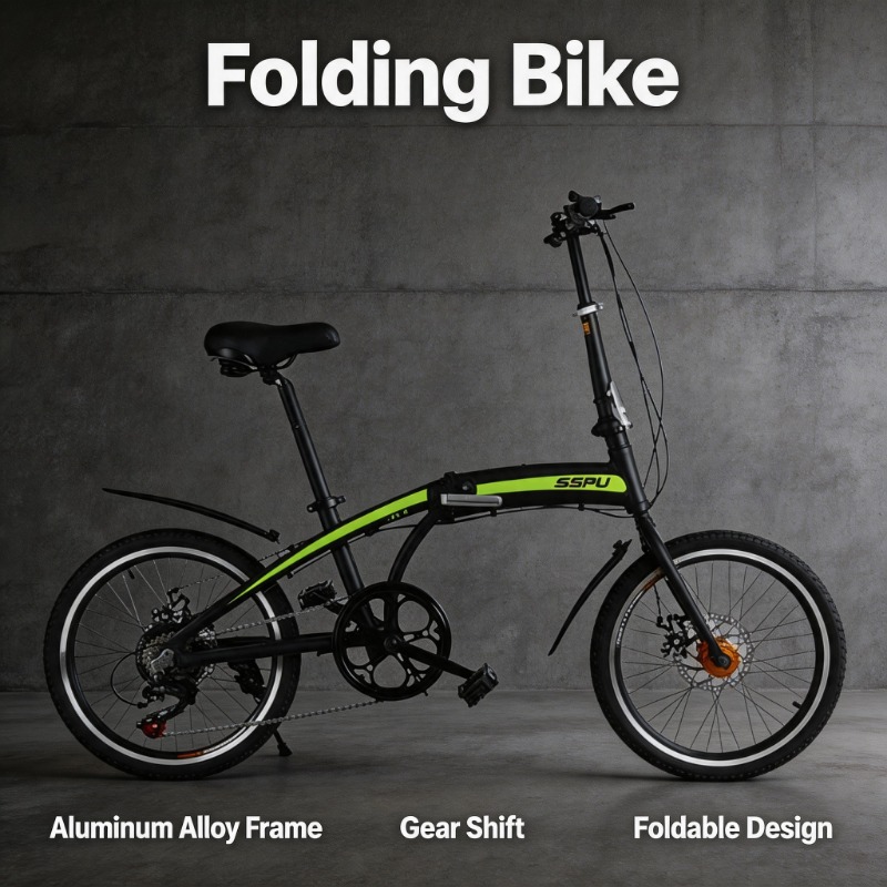 Commuter Biking - 20인치 접이식 자전거 - 경량 알루미늄
