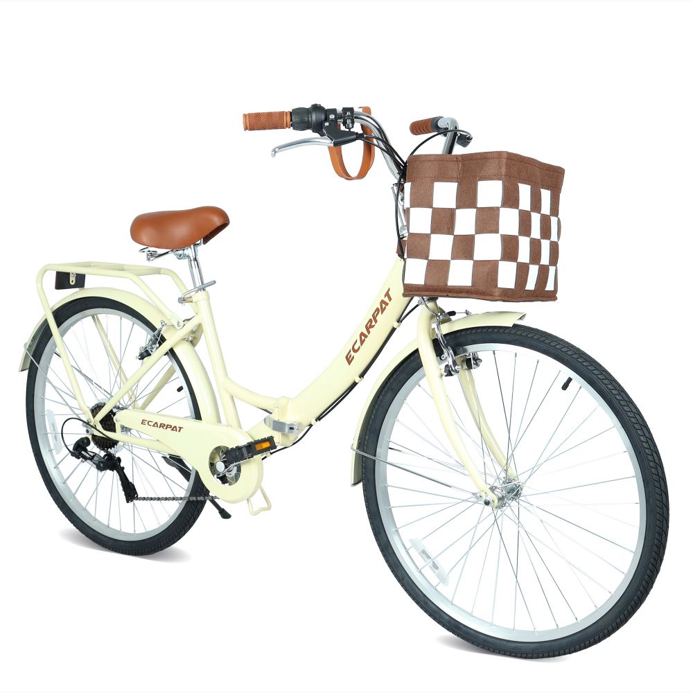 Commuter Biking - A26285B 26인치 접이식 시티 자전거, 7단
