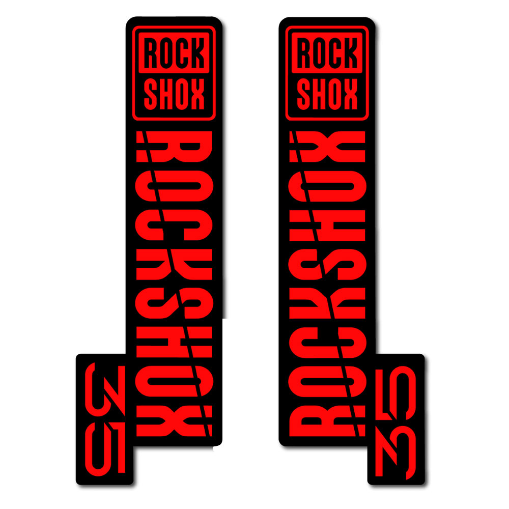 Cycling Quote - 내구성이 뛰어난 Gabelaufkleber 세트(ROCK SHOX 35