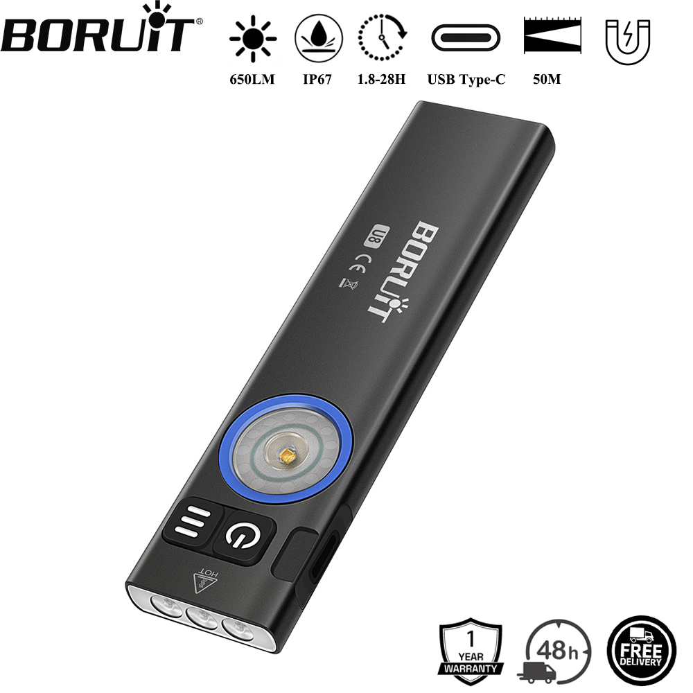 BORUiT U8 650LM EDC LED 손전등 타입 - Cycling To Work 리뷰 및 가격