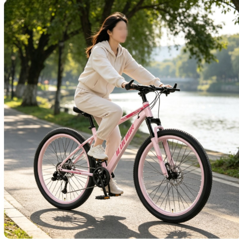 성인 남성 여성 24인치 산악 자전거 충격 흡수 도로  - Cycling Commute Speed 리뷰 및 가격