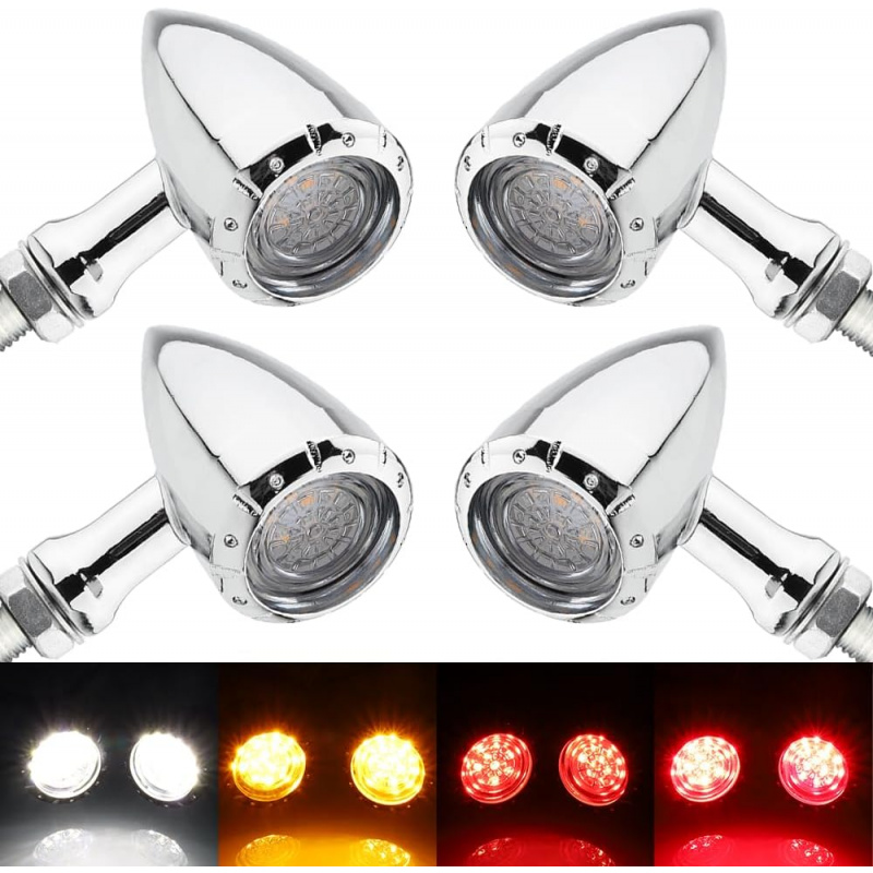 오토바이 불릿 LED 전후방 방향지시등 SMD 블링커  - Bike Light Front Rear 리뷰 및 가격