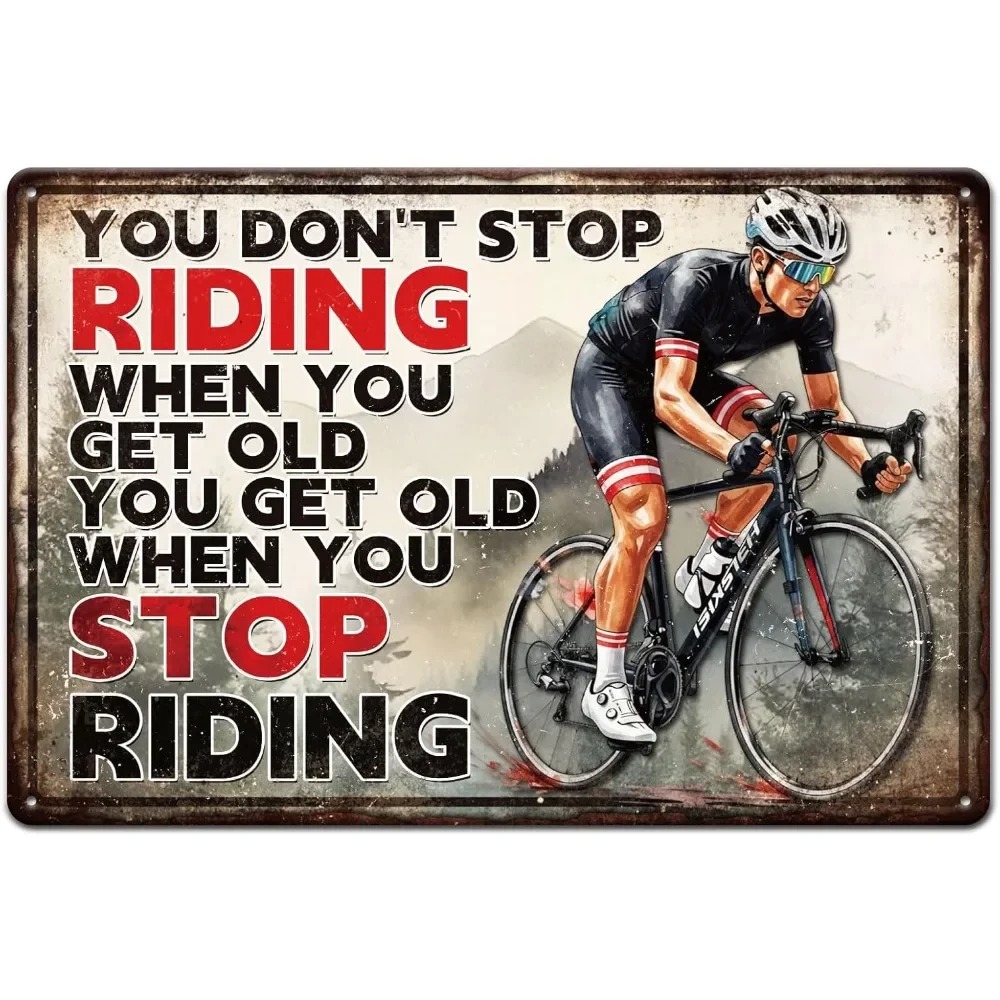 다양한 스타일의 유머러스하고 영감을 주는 홈 데코 틴  - Cycling Quote 리뷰 및 가격