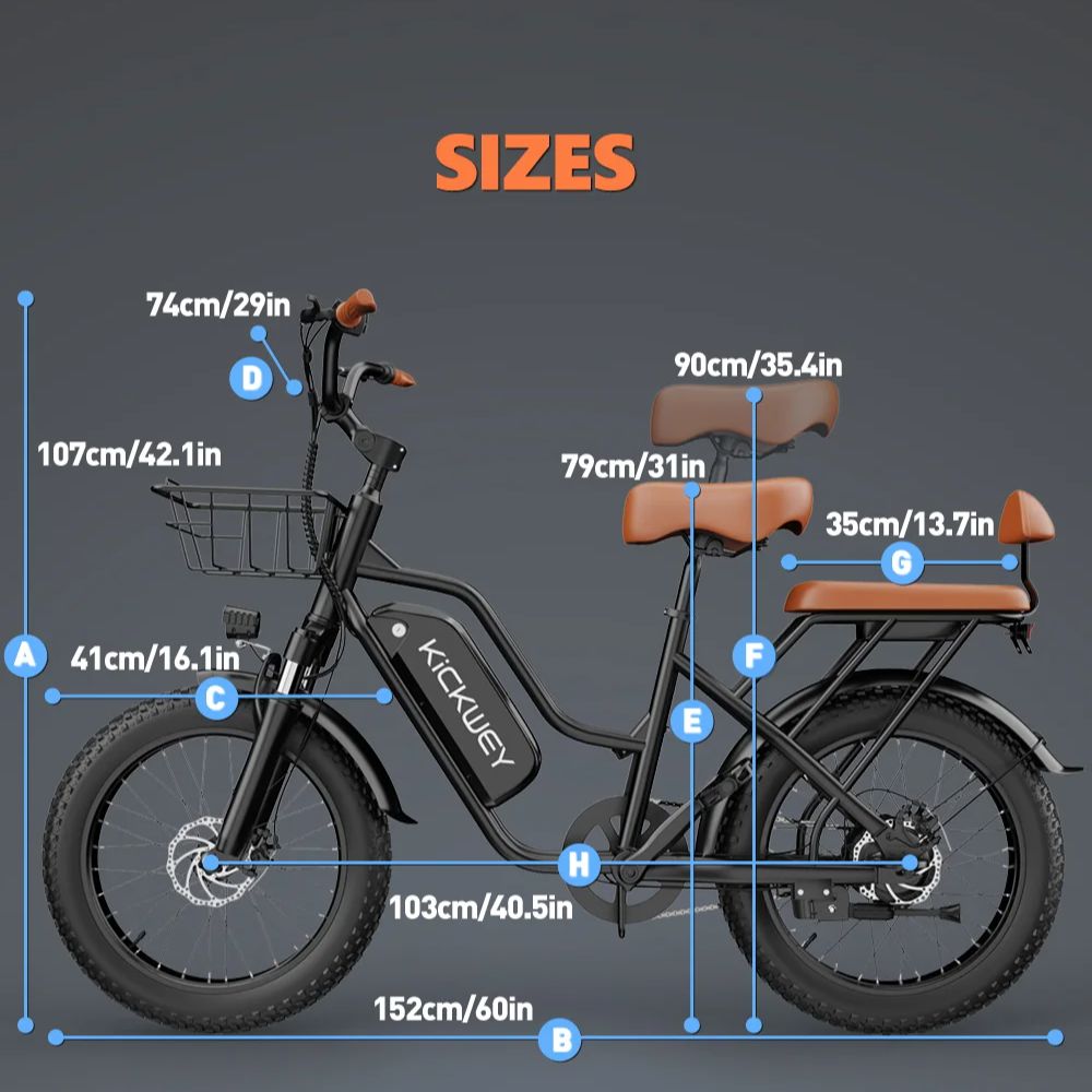 키크웨이 LD20 성인용 전기 자전거 2인승 20인치  - Commuter Biking 리뷰 및 가격