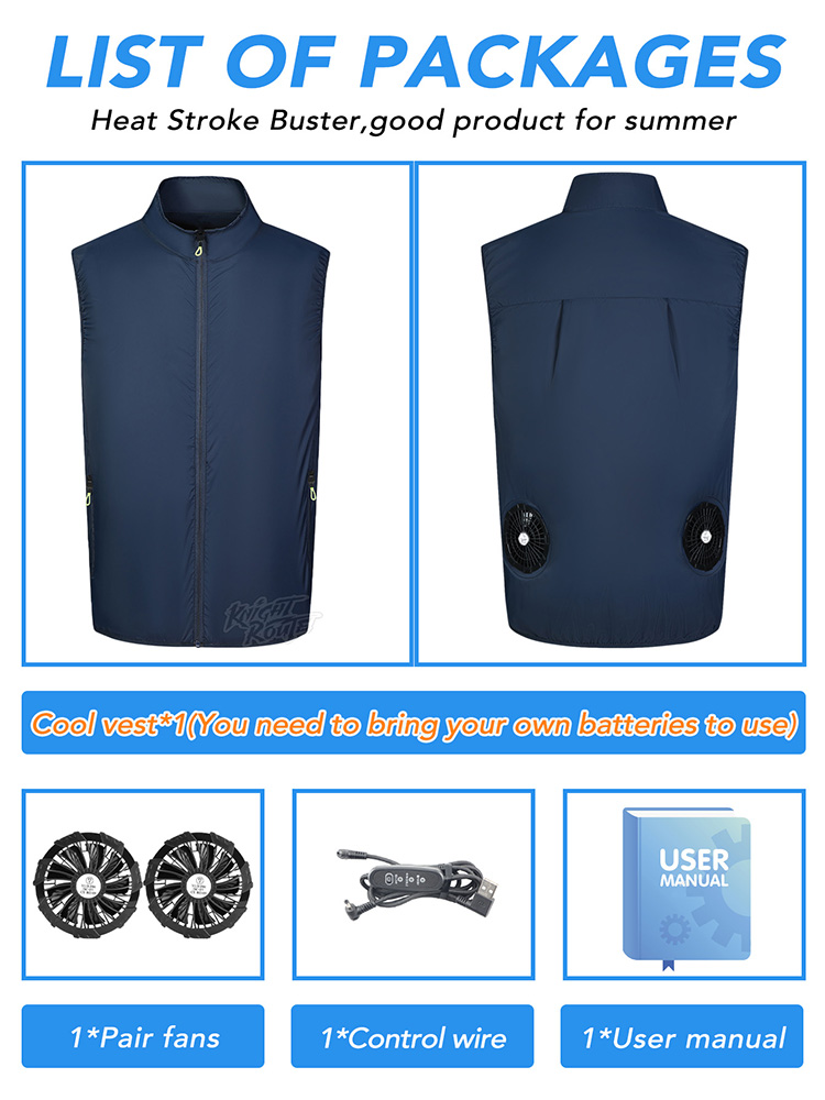 팬 조끼 웨어러블 냉방 의류 경량 민소매 조끼, 일상  - Cycling Commute Clothes 리뷰 및 가격
